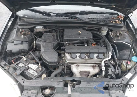 2002 Honda Civic Lx из США, поврежденный, VIN 1HGEM22522L061450